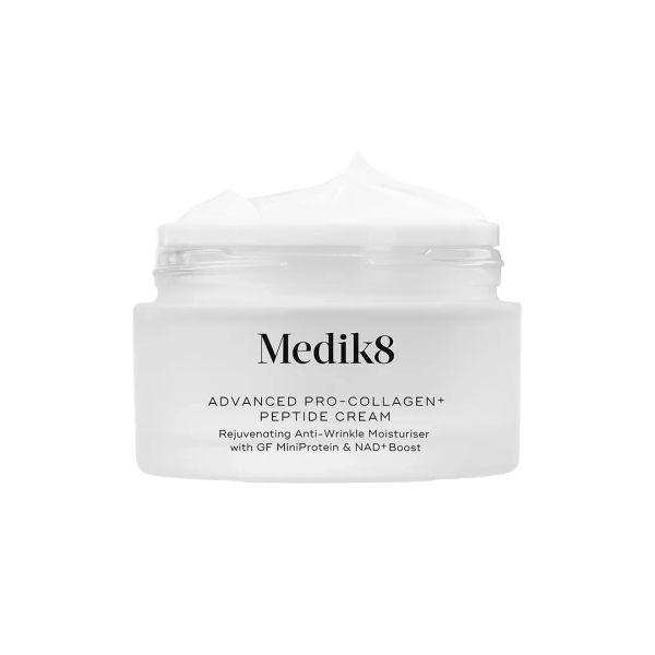 NEW Advanced Pro Collagen + Peptide Cream - Омолоджувальний зволожувальний крем від зморшок із фактором росту MiniProtein™ та бустером довголіття NAD+, 50 мл